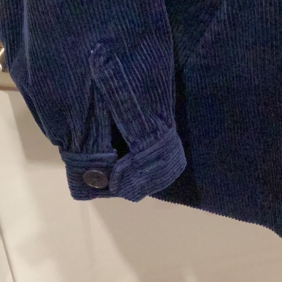 Royal Blue Corduroy 3/4 Car Coat by Part Two - Picture 6 of 8